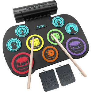 Kit de batería enrollable portátil, pad de batería electrónica de escritorio con conector para auriculares, batería de litio incorporada G700 - Product Image 5