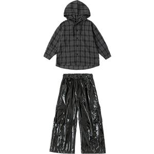 Traje de baile de jazz para niños SXCCYH, conjunto de desfile de moda para niñas, traje de actuación de baile pop de jazz - Product Image 5