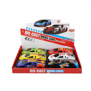 Coches de juguete de carreras de aleación a escala 1:43, modelos de fundición a presión, para niños mayores de 3 años, conjunto de colección con formas geniales - Product Image 2