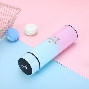 מחיר נמוך 500 מ "ל ידידותי נייד חכם נייד בקבוק מים מבודדים כוסות פנימי - Product Image 4