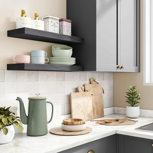 <span class=keywords><strong>Mensole</strong></span> Galleggianti in Legno da Parete <span class=keywords><strong>per</strong></span> Soggiorno, Camera da Letto, Bagno e Cucina, <span class=keywords><strong>per</strong></span> Organizzazione e Stoccaggio - Product Image 6
