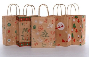 Bolsa de papel con logotipo personalizado al por mayor, bolsa de cartón para regalo, tienda de ropa, embalaje, exposición publicitaria, bolsa de compras - Product Image 2