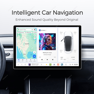 DUDUAUTO Universel <span class=keywords><strong>2</strong></span> <span class=keywords><strong>Din</strong></span> pour toutes les voitures, CarPlay sans fil, Android Auto, DAB+, 2K QLED, double bande GPS, DSP, CE, RoHS, <span class=keywords><strong>autoradio</strong></span>, radio de voiture - Product Image 3