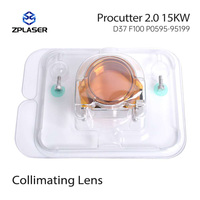 ZPLASER Precitec lentille de collimation et de mise au point Laser d'origine avec support D37 pour tête de coupe ProCutter 2.0 15KW 20KW