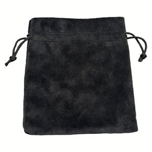 Sac à cordon en velours personnalisé 10*12, sacs cadeaux en flanelle pour bijoux avec logo, pochette de rangement recyclable pour pendentifs - Product Image 6