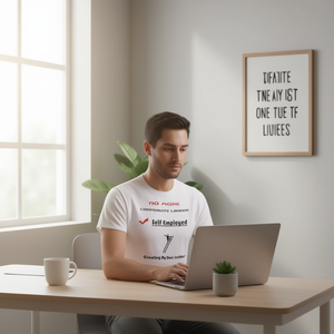 T-shirt « Fini la carrière en entreprise, je suis autonome » : Créant ma propre échelle de carrière - Product Image 3