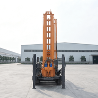 Foreuse sur chenilles JTQZ-350 pour puits d'eau de 350 m de profondeur avec marteau DTH, machine de forage pour mines et carrières