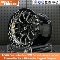Rines de Aleación Forjados GUDE Ventura Beadlock de 17-22 Pulgadas 5x120 5x114.3 para Honda Civic Type R, Toyota Corolla GR, Hyundai Elantra N