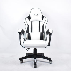 Commercio all'ingrosso PC Computer sedie con supporto regolabile in altezza reclinabile in morbida pelle bianca sedia girevole per il gioco - Product Image 2