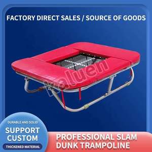Trampolín Cuadrado de Seguridad Yibei con Estructura de Acero Estable y Colchoneta de Alta Elasticidad, Apto para Ejercicio en Casa y Deportes Recreativos - Product Image 6
