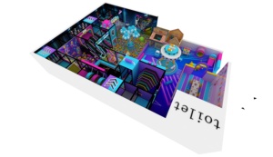 Indoor Soft Play Structure Commercial Ball <b>Pool</b> <b>Slide</b> Purple Orange Playground Soft Play With <b>Slide</b> - Product Image 4