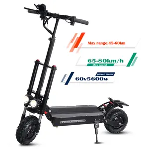 Armazém dos EUA 2800W * 2 motor Q12 Plus melhor qualidade 2 rodas para adulto rápido offroad dobrável e-scooter adulto scooters elétricos