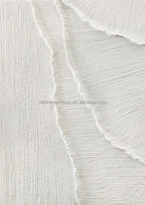 Grand décor fait à <span class=keywords><strong>la</strong></span> main pour <span class=keywords><strong>la</strong></span> maison Wabi-Sabi <span class=keywords><strong>grande</strong></span> toile encadrée oeuvre blanche abstraite <span class=keywords><strong>vague</strong></span> 3D <span class=keywords><strong>peinture</strong></span> à l'huile Tableau décoratif Art mural - Product Image 4