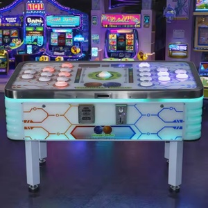 Machine de jeu d'arcade Whack-a-Mole à monnayeur pour 2 joueurs, jeu de tir, avec jeu de loterie manuel amélioré, pour un divertissement familial adapté aux enfants, en bois - Product Image 5