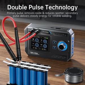 Machine à souder portable SWM-20 à double impulsion par points, pour batteries 18650, pack DIY, nickel/fer/acier inoxydable 0,5 mm, 1200 A - Product Image 3