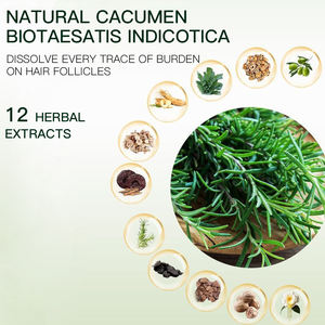 Натуральное мыло-шампунь Seven Cypress Leaf с травой усмана для укрепления волос и против выпадения, эффективное средство для мытья волос - Product Image 6