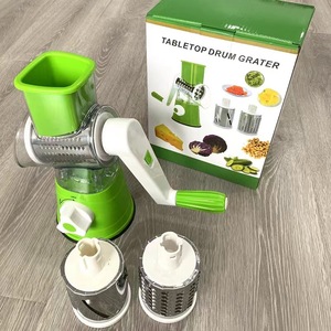 Portable 3-in-1 Kitchen Cooking Tool Manual Spiralizer & Vegetable Slicer Chopper Plastic Rotate Cutter - Product Image 6