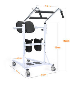Máquina Multifuncional para Transferencia de Personas Mayores, Silla de Rehabilitación para Movilidad de Pacientes, Asistencia para Subir y Bajar, con Elevación Hidráulica - Product Image 1
