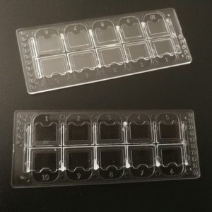 Lames de comptage cytologique de sédiments urinaires à 10 compartiments avec <span class=keywords><strong>grille</strong></span> cubique pour analyse microscopique, 100 lames/paquet - Product Image 3