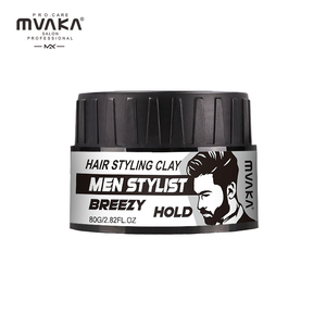 Erkekler için saç kili güçlü tutun mat Finish saç vaksı kil doku Ultra Styling saç vaksı macun saç vaksı Styling kil macun saç - Product Image 3