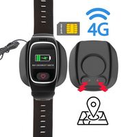 Montre connectée intelligente OEM&ODM VL16 avec alerte de zone sécurisée pour personnes âgées, GPS, détection de chute, SOS, station de charge magnétique, écran TFT, double SIM