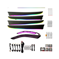 Kit de mise à niveau LED pour éclairage d'ambiance Audi A5 B8, système d'éclairage intérieur de voiture, 64 couleurs, lumière d'ambiance intérieure automatique