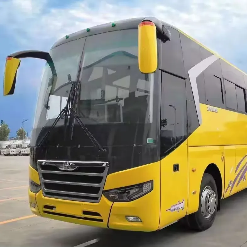 New Zhongtong Coach Bus Price 66 Seater Luxury Passenger Buses and Second Hand Sightseeing Coaches Lck6128 for Sale