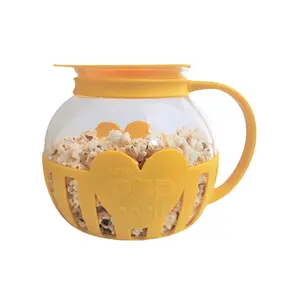 Mikrowellen-Popcorn-Popper mit temperatur sicherem Glas deckel misst Kerne und schmilzt Butter Popcorn Maker Machine Mini