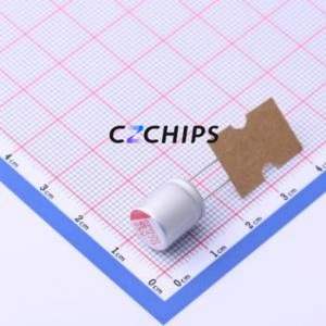 Condensador Sólido 250AREP471M10A2E22L05T, Componente de Orificio Pasante (THT), D10xL11.5mm 470uF 20% 25V Polímero - Product Image 1