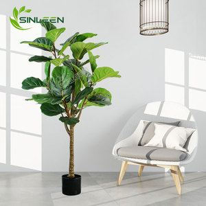 Casa di piante artificiali simulato decorativo grande finto finto albero realistico in plastica artificiale - Product Image 2