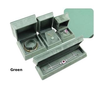 Boîte à bijoux en velours violet foncé, design taille cintrée, ensemble multi-pièces, logo personnalisé, luxe haut de gamme, faible MOQ, vente en gros pour mariages/vente au détail - Product Image 6