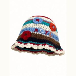 Sombreros de Pescador Tejidos a Mano para Mujer, con Diseño Floral, al por Mayor y en Stock - Product Image 2