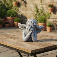 Jardinières en Ciment au Design Classique pour l'Extérieur – Statues Décoratives pour Jardin, Sol et Pépinière