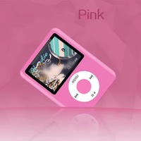 Lecteur MP3 MP4 portable, boîtier en plastique, mini écran LCD de 1,8 pouce, prise en charge de la carte TF, lecture de livres électroniques, radio FM pour RMVB