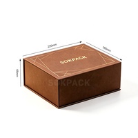 Boîte cadeau pliable écologique personnalisée avec fermeture magnétique, assemblage rapide, emballage en papier rigide pour cadeaux haut de gamme