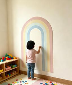 Selbstklebende Magnetische Kreidetafel-Wandaufkleber für Kühlschrank Küche Abziehen und Aufkleben Benutzerdefinierte Größe Farbe Design <span class=keywords><strong>Waii</strong></span> Aufkleber für Kinder - Product Image 4