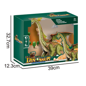 Dinosauri Giocattolo Telecomandati con Luci, Suoni e Spruzzo di Nebbia, Uova che Camminano e Depositan le Uova, Animali Giocattolo Elettrici - Product Image 2