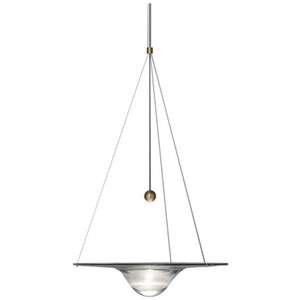 Nordic Modern Design Teardrop Pendant Light Unique Flying Saucer Glass Lamp for Dining Room Danish Bedroom Art Bar <b>Side</b> <b>Table</b> - Product Image 6