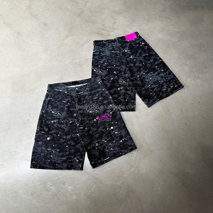 Custom Denim <b>Shorts</b> for Men Camouflage Printing Design 13 Oz Heavyweight 100% Cotton Baggy Jean <b>Shorts</b> High Quality Denim <b>Shorts</b> - Product Image 2