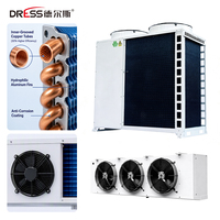Équipement d'échange thermique pour la réfrigération, unité de condensation 12HP pour chambre froide, congélateur, usine de transformation alimentaire, stockage en chaîne du froid