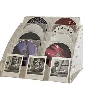 Bán lẻ hiển thị Acrylic nhiều lớp Rack cho <span class=keywords><strong>CD</strong></span> lưu trữ chăm sóc da <span class=keywords><strong>Organizer</strong></span> handmade Craft đứng kệ - Product Image 1
