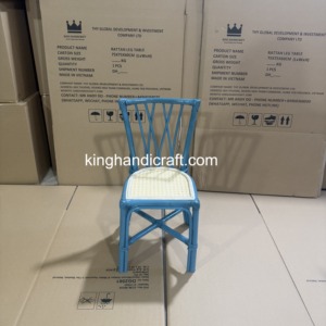 Chaises d'enfants en rotin tressé artisanales en gros pour la location événementielle – Sièges naturels pour enfants pour mariages et événements - Product Image 1