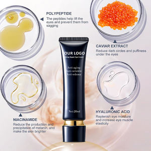 Bosman OEM 20ml Niacinamida Cafeína <span class=keywords><strong>Dark</strong></span> Under <span class=keywords><strong>Eye</strong></span> Circles Crema reparadora Antiarrugas Eliminación rápida de bolsas para los ojos Crema reafirmante brillante - Product Image 2