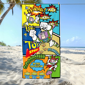 Wholesale Cute Cartoon Terry Towels High Quality Skin-Friendly Absorbent Quickdry Children's Bath Beach Towels - Product Image 4
