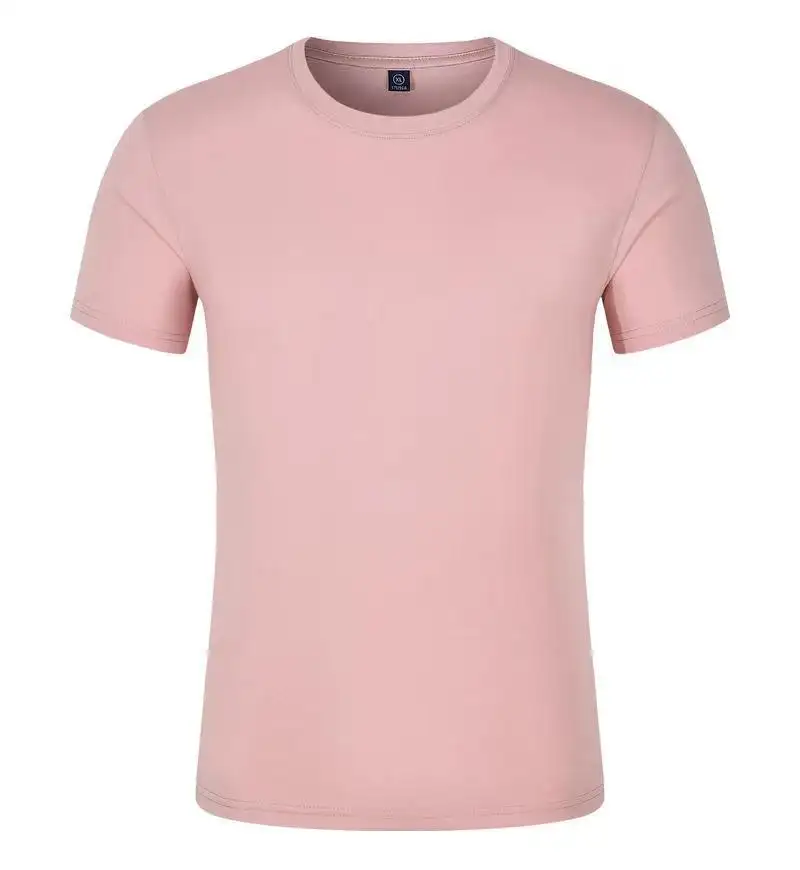 Camiseta de algodão masculina unisex de luxo 190gsm de qualidade mercerizada anti-rugas macio e brilhante personalizada