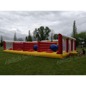 Endurance professionnelle Blow up <span class=keywords><strong>Ninja</strong></span> <span class=keywords><strong>Warrior</strong></span> 5k Obstacle gonflable géant fou pour l'événement de course de course en plein air - Product Image 3
