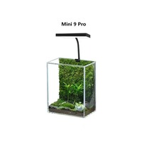 Lampe d'aquarium WEEK AQUA Mini9 Pro USB, lumière LED à spectre complet pour la croissance des plantes, éclairage écologique pour microlandscape, lampe pour nano aquarium, Bluetooth