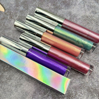 Fard à paupières liquide en gros, personnalisé, couleur unique, scintillant, minéral, waterproof, longue tenue, sans cruauté, haute pigmentation, pour tous types de peau