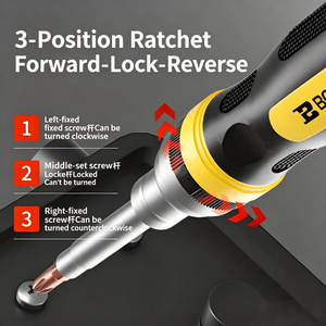 19 In 1 Ratchet <b>Screwdriver</b> <b>Set</b> Phillips Flathead Anti Slip Handle Diy Tool - Product Image 2