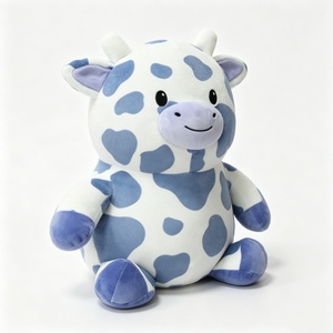 Custom <b>Cow</b> stuffed animal, Blue <b>cow</b> plush, Spotted <b>cow</b> plush, Cute <b>cow</b> toy, <b>Cow</b> plush - Product Image 2